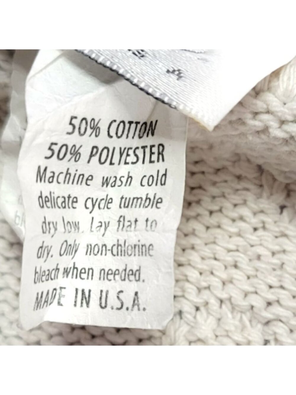VTG Glory U.S. Made In USA Floral Knit Pastel Pullover Sweater - Picture 6 of 6